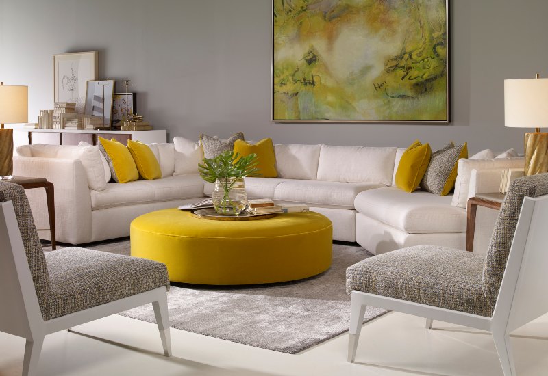 U Shape Sectional Century Furniture at Studio J Furniture Store in Central Ohio